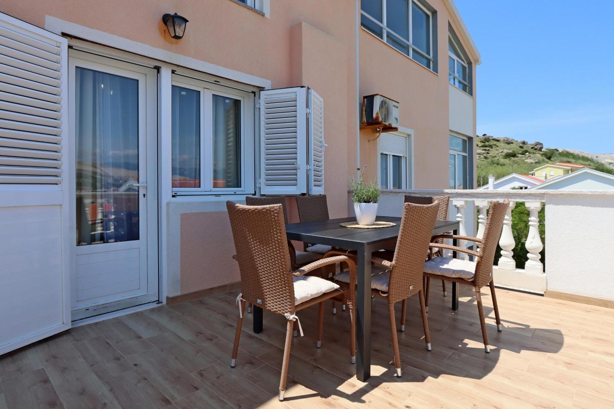 Seaside Apartments With A Swimming Pool Pag - 6412 Pag Town Exterior photo